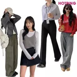 [핫핑] 44~110/가을 베스트&신상/팬츠/데님/청바지/슬랙스/코튼/생지데님/일자/와이드/부츠컷/벌룬/코듀로이/밴딩/하객룩/출근룩/빅사이즈