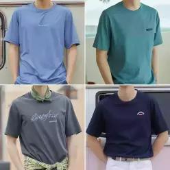 몽벨 남성 데일리 베이직 티셔츠