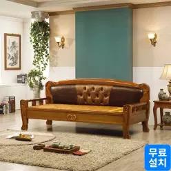 흙마루 2인쇼파 흙침대 돌침대 흙쇼파 카우치 황토숯볼 CC5017G / 무료설치