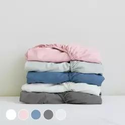 먼지없는 플랫 피치스킨 홑겹 매트리스커버 4size