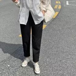 핫핑 [시즌스테디][출근룩/개강룩] 최고좋아2 밴딩와이드팬츠