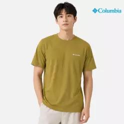 남성 소로나 그래픽 반팔티셔츠_머스타드 (C72-YMD606)