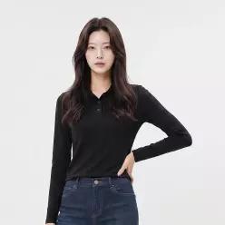 [PAT 여성] 백버튼 반오픈 티셔츠_QI85401