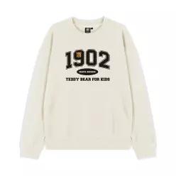 [기모] 테디 베어 포 키즈 1902 아카이브 맨투맨_아이보리