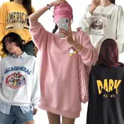 가을신상 미라클코지/긴팔/맨투맨/티셔츠/빅사이즈여성의류/여성/오버핏/긴바지
