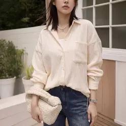 [메르시마리에] 링클프리 펜던트 셔츠 #PF814208SH