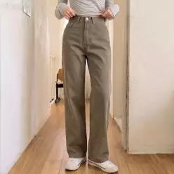 [피핀] 숏/기본/롱 스트레이트 코튼 데일리 팬츠 #711105