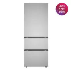 [혜택가 135만대] LG 디오스 오브제컬렉션 김치냉장고 Z330MPSF11 327L 3도어 메탈 1등급