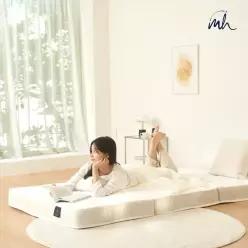 몽스홈 국내생산 3단 접이식 13cm 포켓 독립 스프링 매트리스