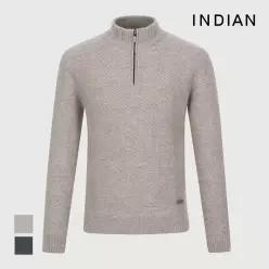 [INDIAN] 울캐시 홀가먼트 반짚업 니트_MITBH3W9321