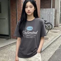 [택가 45,000원] 언리미트 SP LOGO TEE (U26BTTS608) 남녀공용