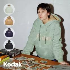 [코닥어패럴] 브라우니 세미오버핏 라이트웜 기모 후드 (4 COLOR)