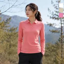 웨스트우드 여성 베이직 긴팔 폴로티_WO1WCTP408