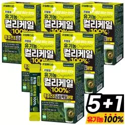 리얼메디 (6박스) 리얼업 유기농 컬리케일 100% 동결건조 곱슬케일 100 분말 가루 콜리 캐일 스틱