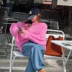 [난닝구] 체몰트 루즈핏니트