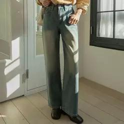 데일리 뒷밴딩 와이드진(숏/기본/롱)