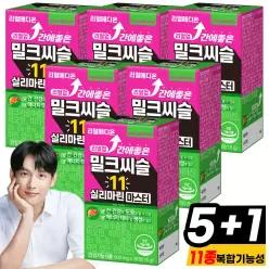 리얼메디 (6개월분) 리얼업 간에좋은 밀크씨슬 11 실리마린 마스터 간건강 간영양제 비타민B 판토텐산 아연 셀레늄