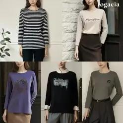 로가시아 25FW 코튼 아트웍 티셔츠 1종