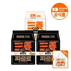 [삼양식품] 짜르르 140g x 8입 + 삼양 1963 131g 4입+타포린백증정