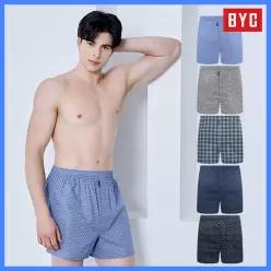 BYC 순면 100% 패턴 트렁크 팬티 5종세트 BT1