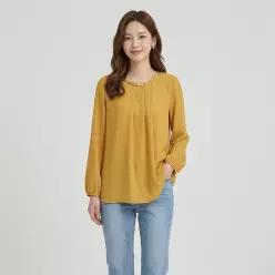 [꼼빠니아]진주 포인트 블라우스-CW22RW0101510D