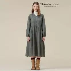 [Thursday Island] 패턴 코듀로이 포켓원피스(T238MOP302W)