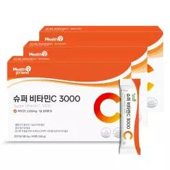 헬스프랜드 슈퍼 비타민C 3000 3박스(300포) 10개월분 건강기능식품 고함량 비타민씨 100% 분말 파우더