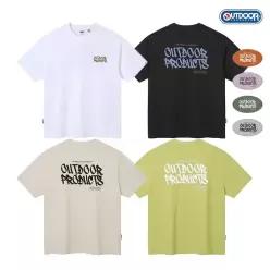 [아웃도어프로덕츠] 로고 하프 슬리브 (4COLORS)