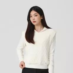 [엘르골프] 여성 방풍 레이어드형 티셔츠_6K85202