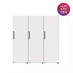 [혜택가 261만대] LG 컨버터블세트 오브제컬렉션 X321AA3+Y321AA3+Z321AA3C 냉장고세트 설치키트 포함