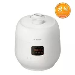 쿠첸 10인용 더핏 슬림 다이아몬드코팅 내솥 전기압력밥솥 화이트 CRS-FSWS1040DFMW