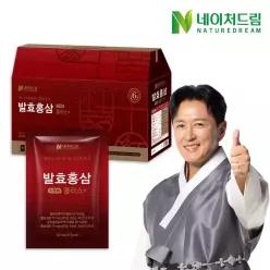 [4+1][네이처드림] 발효홍삼 플러스 50ml 30포 1박스 /홍삼선물세트 명절선물 부모님선물