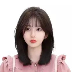 지비킹 여자정수리 앞머리 부분 가발 인모 수제가발