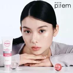 [공식] 메이크프렘 PDRN 피디알엔 잡티 톤업 선 세럼 50ml (+폼20ml)