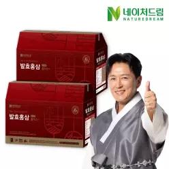 [네이처드림] 발효홍삼 플러스 50ml 30포 2박스 /홍삼선물세트 명절선물 부모님선물