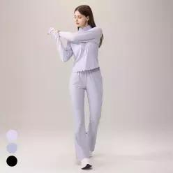 에버라스트 여성 트레이닝 바지 부츠컷 트랙 팬츠