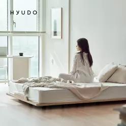[10월 특별가] 휴도 나른한 선유 저상형 무헤드 원목형 침대 매트리스 깔판 프레임 멀티 싱글 슈퍼싱글 퀸 킹