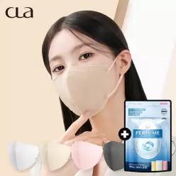 [100매+캡슐세제] CLA 클라 데일리 KF94 새부리형 컬러마스크