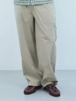 [COMONINOZ] CROP BALLOON PANTS [BEIGE]