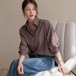 [캔마트] [벨유] 클래시 링클프리 자수 셔츠