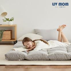 리브맘 대왕 자이언트 양면 양털토퍼 10cm 슈퍼싱글