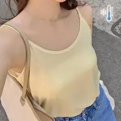핫핑 [쿨링원단/폭염템] 쫀쫀쿨링 스판 끈나시