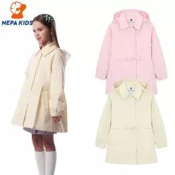 NEPA KIDS 네파키즈 여아 걸즈 하프 트렌치 자켓 KL20602