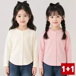 페이크골지티셔츠 2종SET