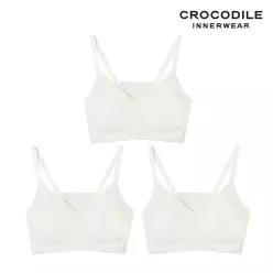 [크로커다일] 쿨라이트 실키핏 일체형 스트랩 브라 3종 오트밀 CDWBR6N46_3