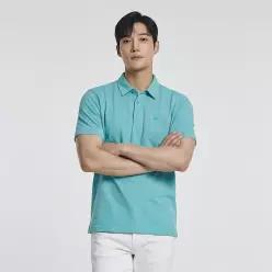 [PAT 남성] 솔리드 조직감 카라 티셔츠_1K35107