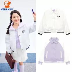 NEPA KIDS 네파키즈 여아 걸스 바시티 봄버 자켓 KL20601