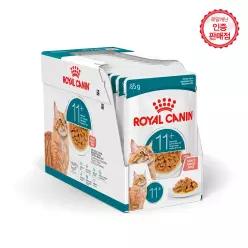 로얄캐닌 고양이사료 캣 에이징 11+ [그레이비] 파우치 85g 12개 (1BOX)