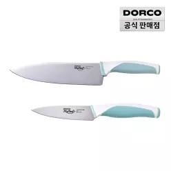 [주방특가전20%] 도루코 마린 민트 주방칼세트(식도+과도)