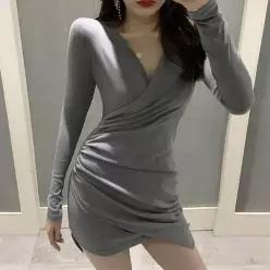 어나더블 메르 언발 원피스
